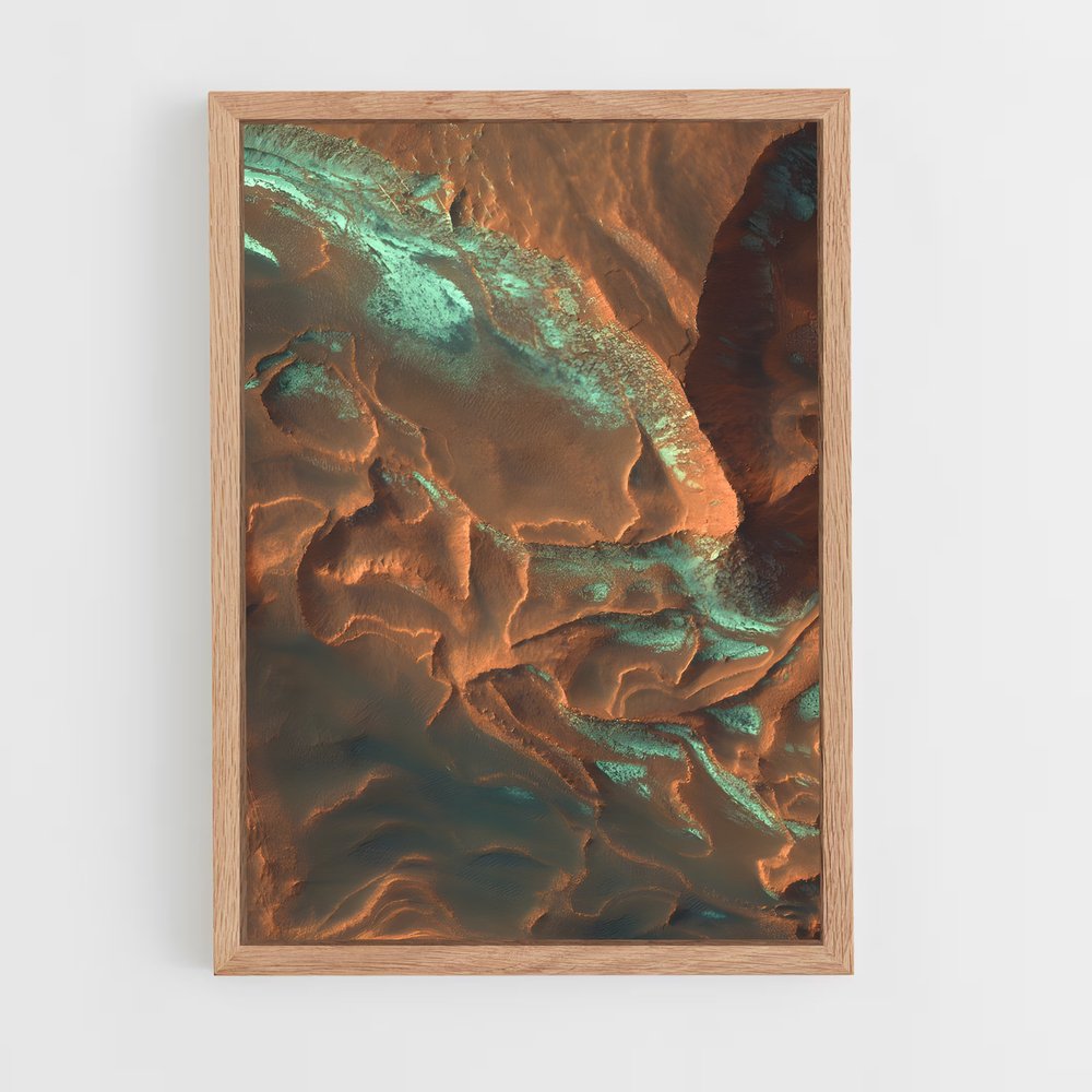 Poster fascinant surface de Mars – affiche Système solaire (vue 4)